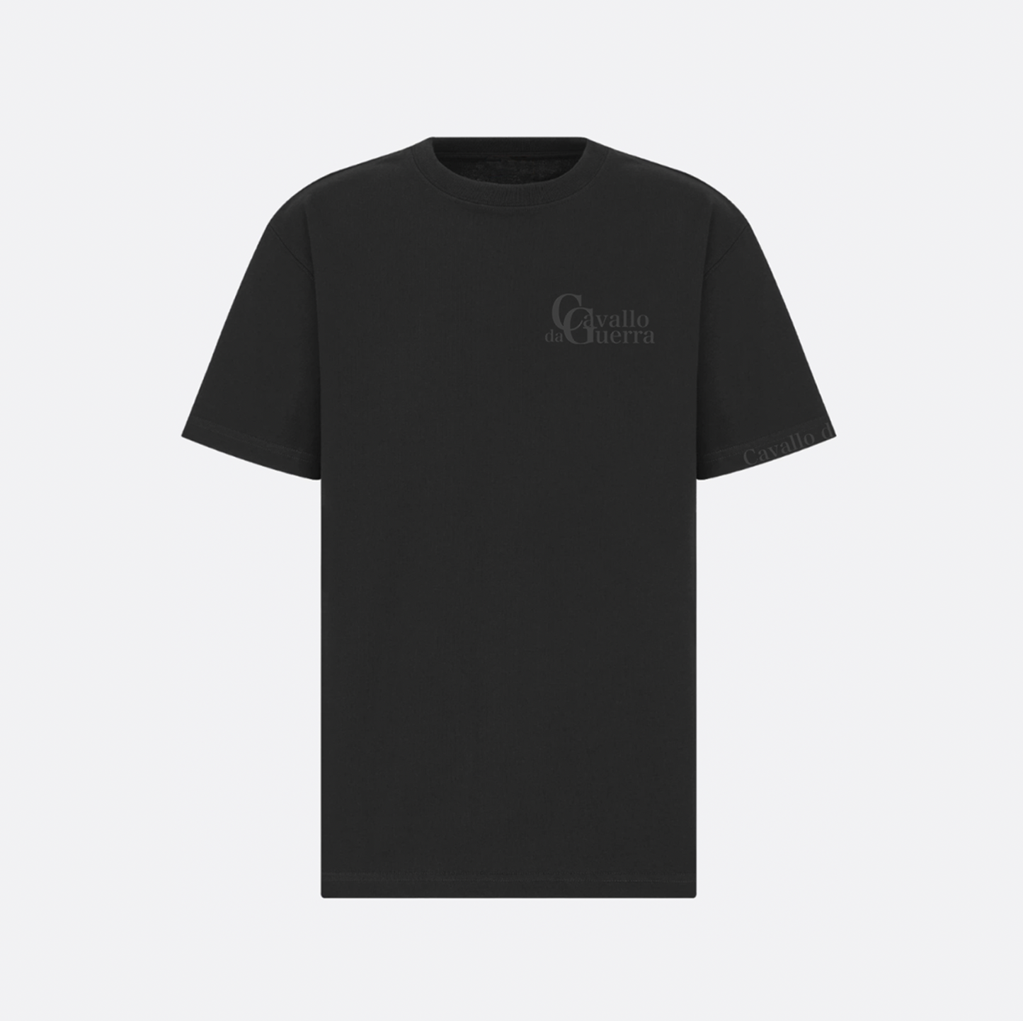 Black Luxury T shirt Made In Italy