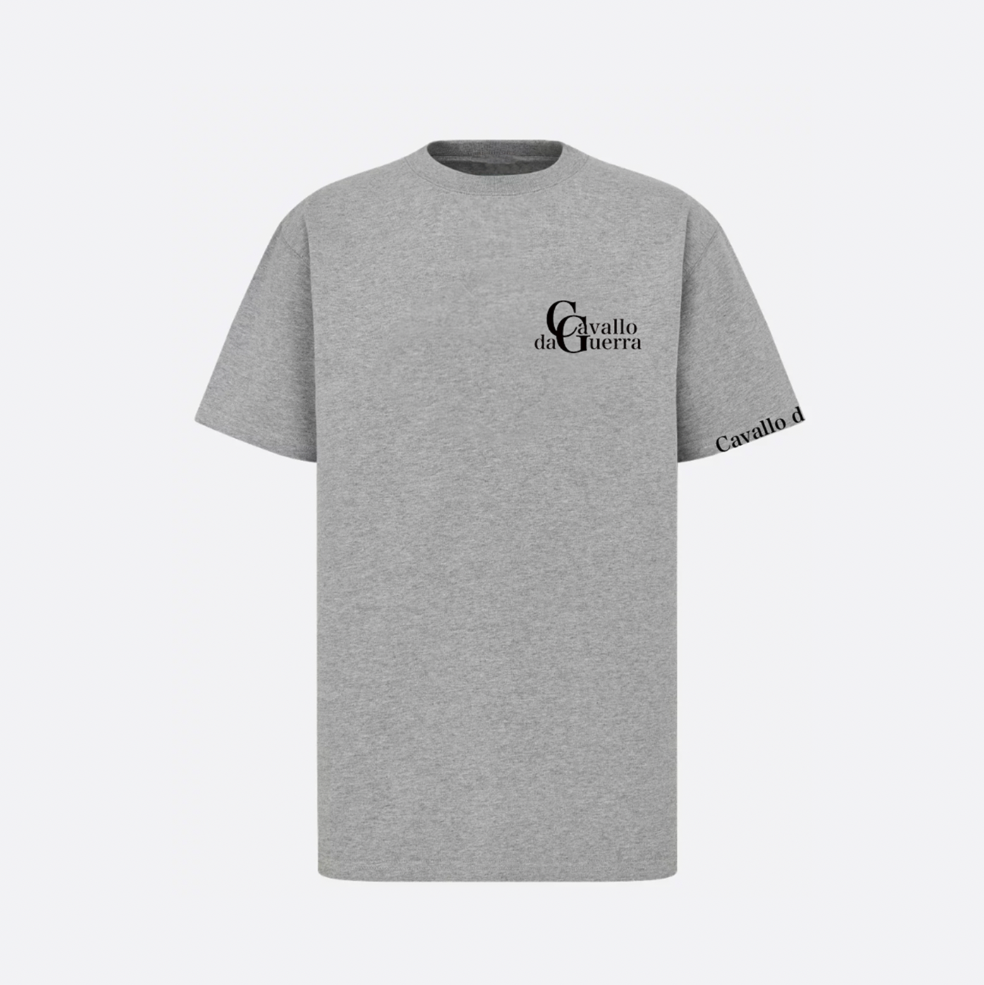Grey Luxury T shirt Made In Italy