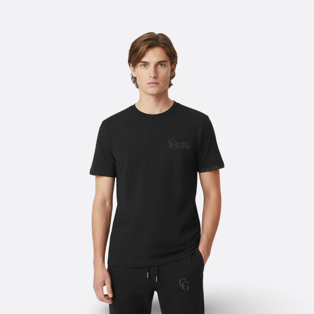 Cavallo Signature Black T-Shirt - Made In Italy