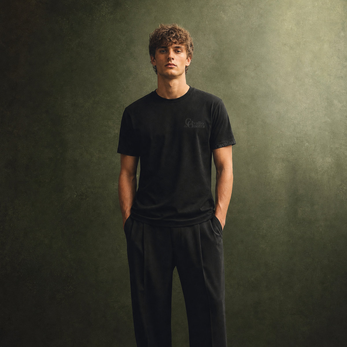 Cavallo Signature Black T-Shirt - Made In Italy