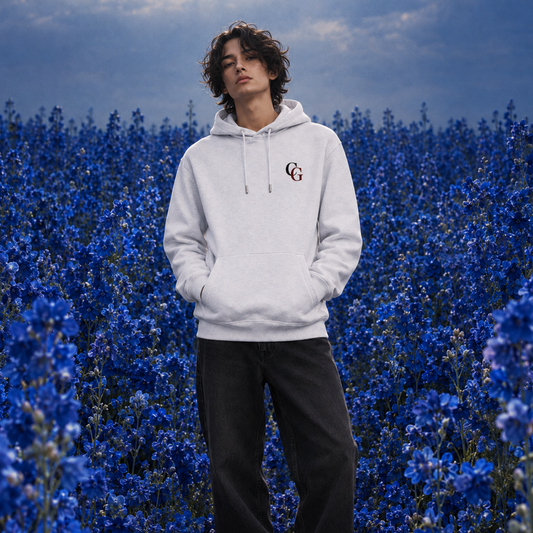 CG White Hoodie - Made In Italy